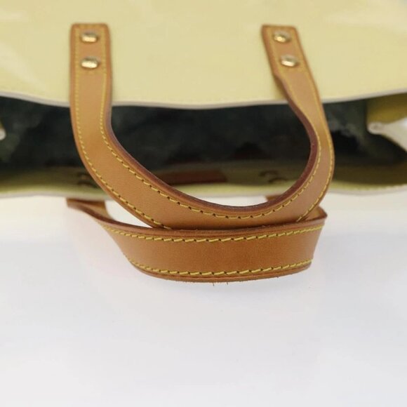 LOUIS VUITTON Monogram Vernis Reade PM Hand Bag Perle LV Auth - Picture 8 of 16